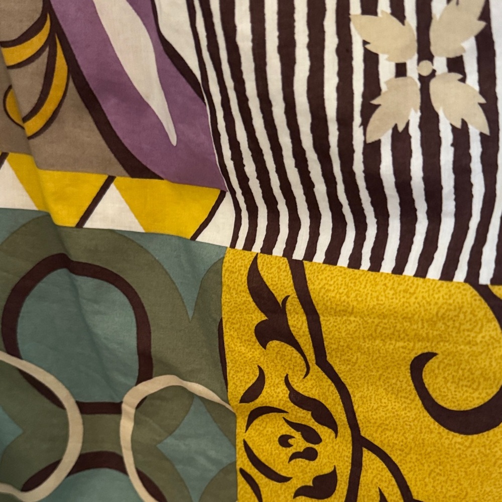 Cabi Multicolor Patchwork Spaghetti Strap Dress - image 3